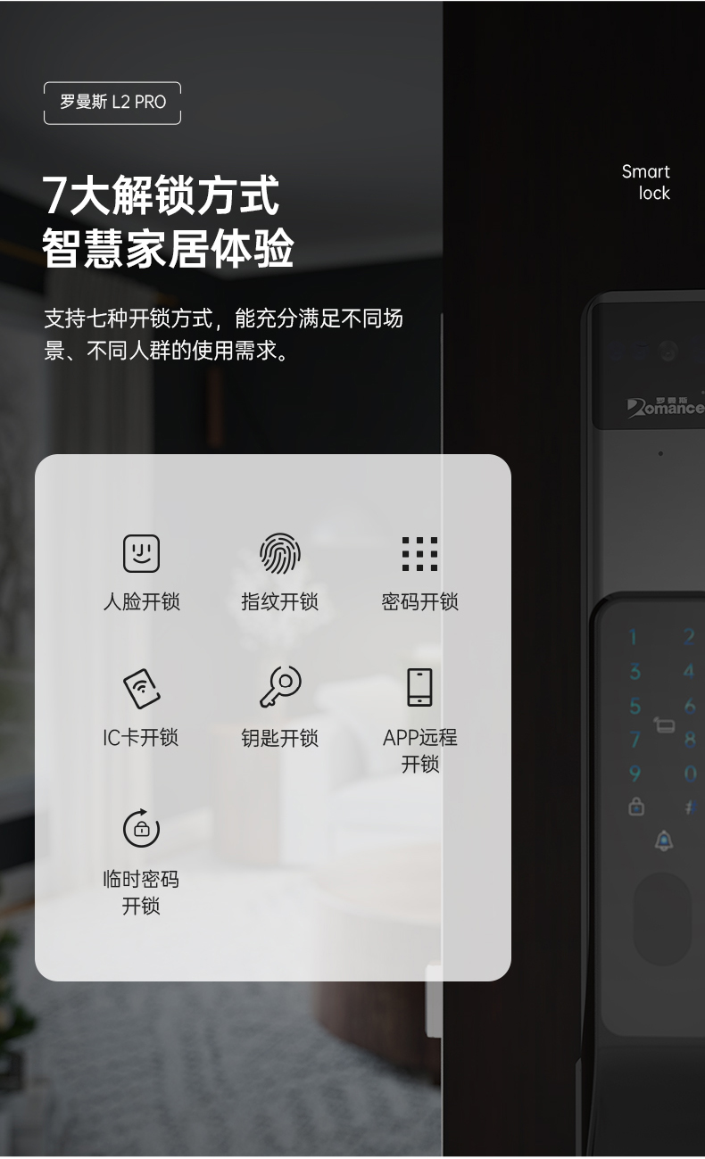 罗曼斯智能锁L2